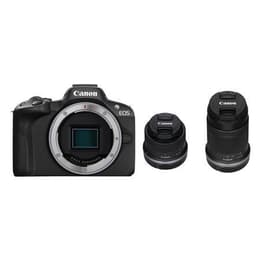 Reflex Canon EOS R50+ RF-S 18-45mm + RF-S 55-210mm f/5-7.1 IS STM - Black + Canon RF-S IS STM f/5-7.1