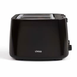 Toaster Livoo DOD167N 4 slots - Black