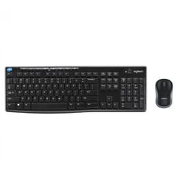 Logitech Keyboard QWERTY Italian Wireless Mk270