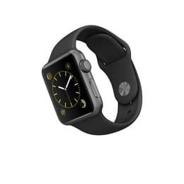 Apple Watch (Series 1) December 2016 38 - Aluminium Space Gray - Sport loop Black