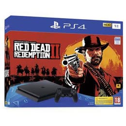 PlayStation 4 Slim 1000GB - Black + Red Dead Redemption II
