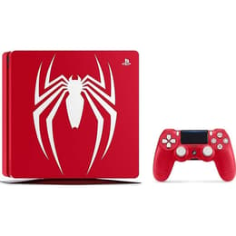 PlayStation 4 Slim 1000GB - Amazing red - Limited edition Marvel's Spider-Man