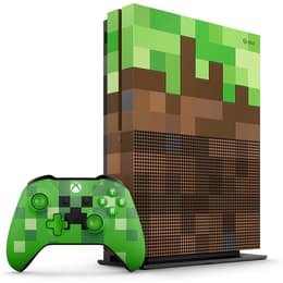 Xbox One S 1000GB - Green - Limited edition Minecraft Limited Edition Minecraft