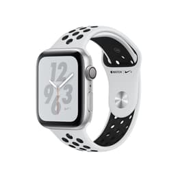 Apple Watch (Series 4) September 2018 44 - Aluminium Silver - Sport loop Black