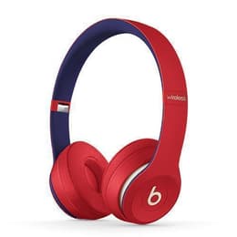 Beats By Dr. Dre Solo 3 Wireless Noise-Cancelling Bluetooth Headphones with microphone - Red/Blue