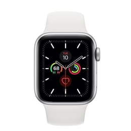 Apple Watch (Series 5) September 2019 40 - Aluminium Silver - Sport loop White