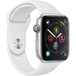 Apple Watch (Series 4) GPS 44 - Aluminium Silver - Sport loop White