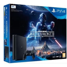 PlayStation 4 Slim 500GB - Jet black + Star Wars Battlefront II