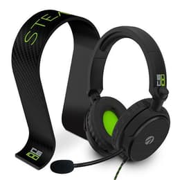 Stealth C6100 noise-Cancelling gaming wired Headphones with microphone - Black