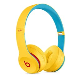 Beats By Dr. Dre Solo 3 Noise-Cancelling Bluetooth Headphones with microphone - Yellow/Blue