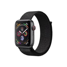 Apple Watch (Series 4) GPS + Cellular 44 - Aluminium Space black - Sport band Black