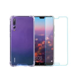 Case and 2 protective screens Huawei P20 Pro - Recycled plastic - Transparent