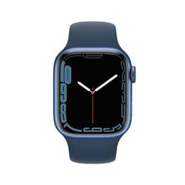 Apple Watch (Series 7) GPS 41 - Aluminium Blue - Sport band Blue
