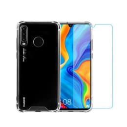 Case and 2 protective screens Huawei P30 Lite - Recycled plastic - Transparent