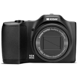 Compact - Kodak Pixpro FZ102 - Black + Lens PixPro Aspheric Zoom Lens 24-240mm f/3.6-6.7
