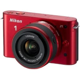 Nikon 1 J1 Hybrid 10Mpx - Red