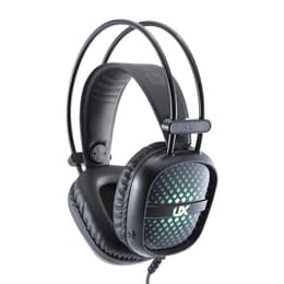Mftek UX A2 gaming wired Headphones with microphone Black Green