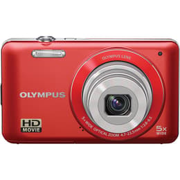 Compact D700 - Red + Olympus 4x Wide Optical Zoom 4.8-19.2mm