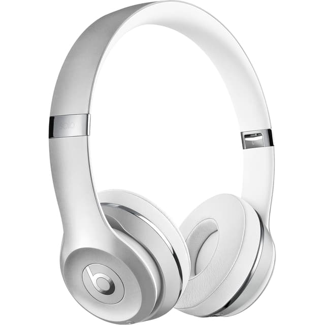 Beats By Dr. Dre Solo 3 Wireless Noise-Cancelling Bluetooth Headphones with microphone - Silver