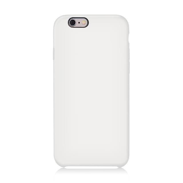 Case and 2 protective screens iPhone 6 Plus/6S Plus - Silicone - White