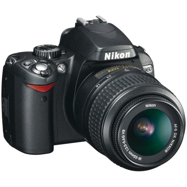 Nikon D60 Reflex 10Mpx - Black