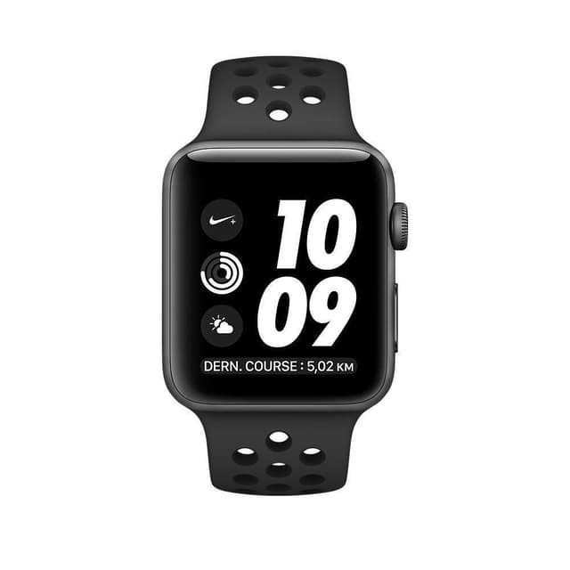 Apple Watch (Series 2) 42 - Aluminium Space grey - Sport Nike Black