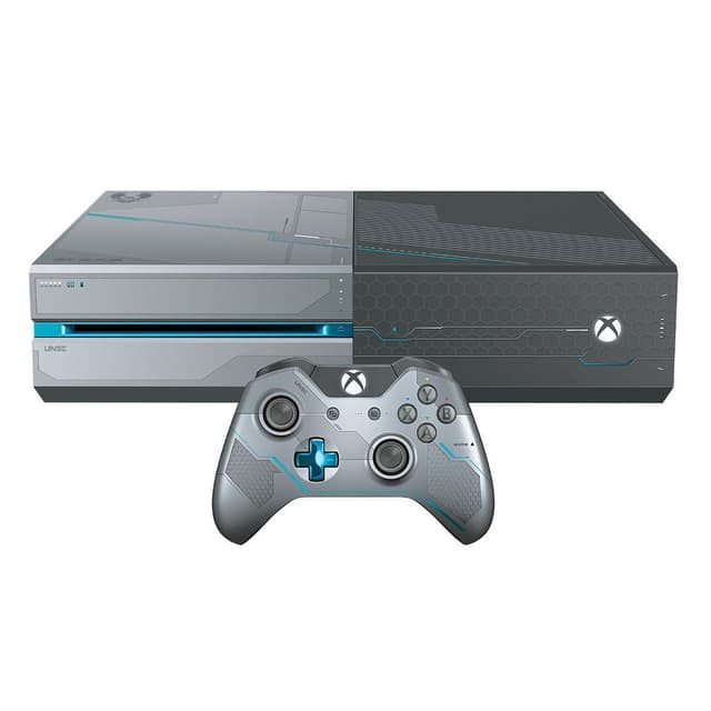 Xbox One 1000GB - Grey/Black - Limited edition Halo 5: Guardians + Halo 5: Guardians