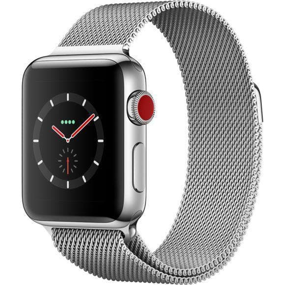 Apple Watch (Series 3) 42 - Stainless steel Silver - Milanese Silver