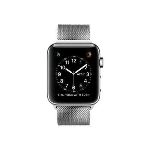 Apple Watch (Series 3) September 2017 38 - Stainless steel Aluminium - Milanese Silver