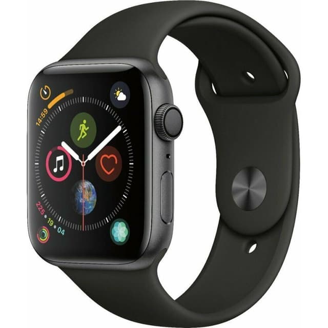 Apple Watch (Series 4) September 2018 44 - Aluminium Space Gray - Sport loop Black