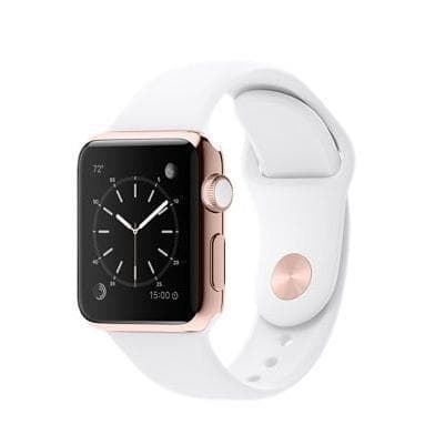 Apple Watch (Series 3) September 2017 38 - Aluminium Rose gold - Sport loop White