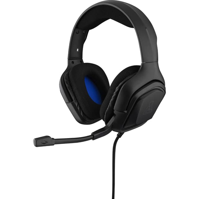 The G-Lab Korp Cobalt Gaming Headphones with microphone - Black