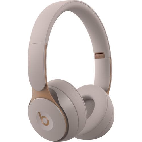 Beats By Dr. Dre Solo Pro Noise-Cancelling Bluetooth Headphones with microphone - Beige
