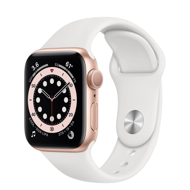 Apple Watch (Series 3) September 2017 42 - Aluminium Gold - Sport loop White