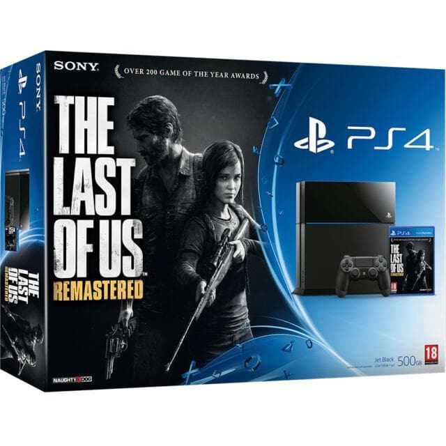 PlayStation 4 Slim 500GB - Black - Limited edition The Last of Us Remastered + The Last of Us Remastered