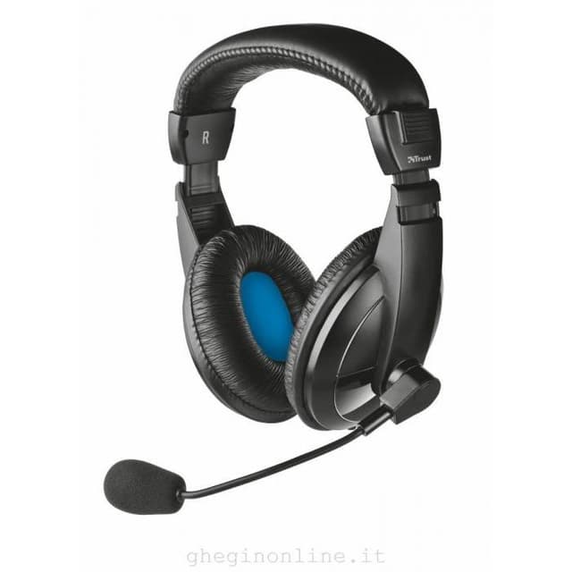 Trust JVAMUL00135 noise-Cancelling gaming wired Headphones with microphone - Black