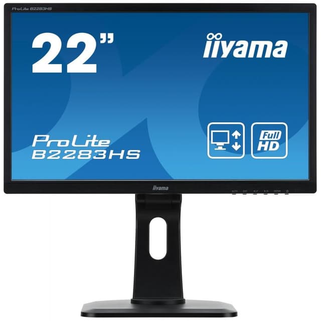22-inch Iiyama ProLite B2283HS-B1 1920 x 1080 LCD Monitor Black