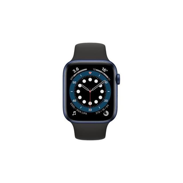 Apple Watch (Series 6) GPS 40 - Aluminium Blue - Sport band Black