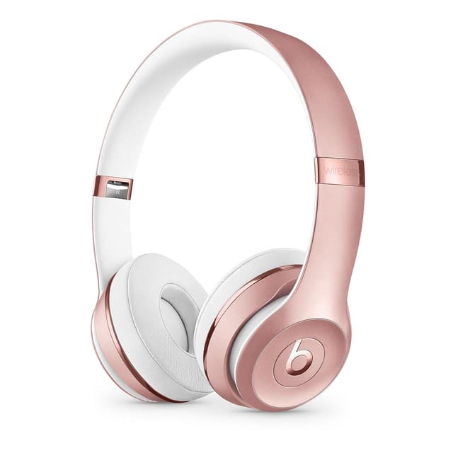 Beats By Dr. Dre Solo 3 Wireless Noise-Cancelling Bluetooth Headphones with microphone - Rose gold